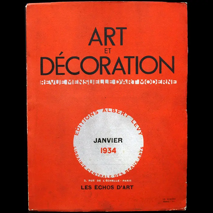 Art Et Décoration, Janvier 1934 1