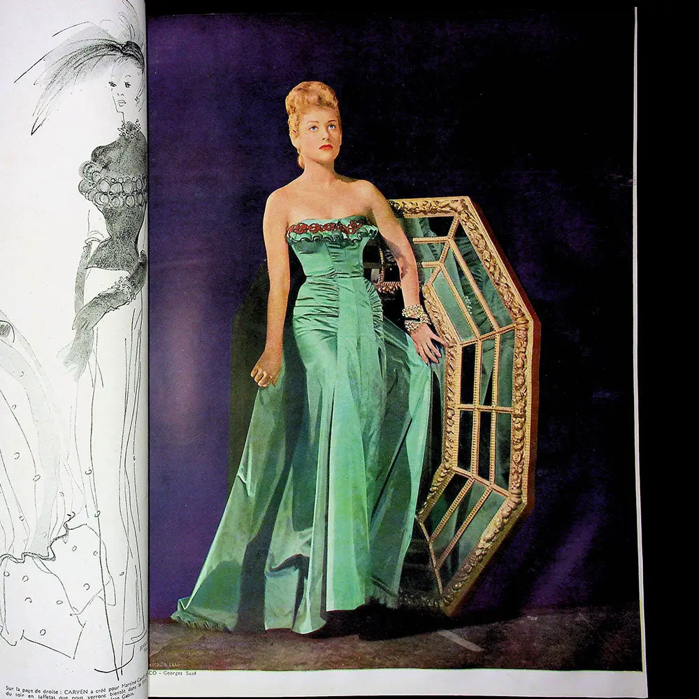 L’Art Et La Mode (Décembre 1946), Couverture De Roger Rouffiange 2