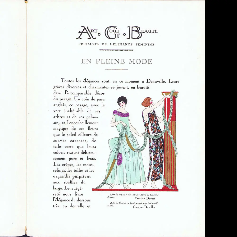 Art, Goût, Beauté (1923, Août) 2