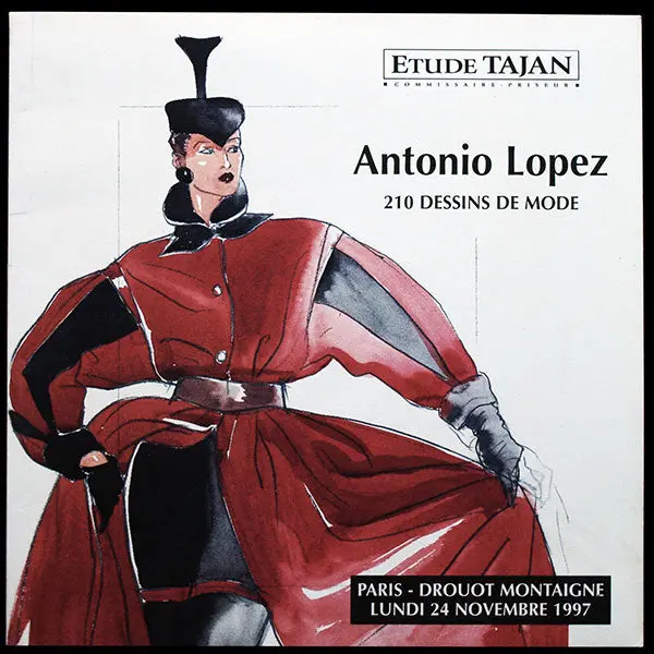 Antonio Lopez, 210 Dessins De Mode - Catalogue De La Vente Du 24 Novembre 1997 1