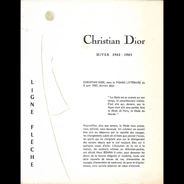 Christian Dior, Hiver 1962-1963 1