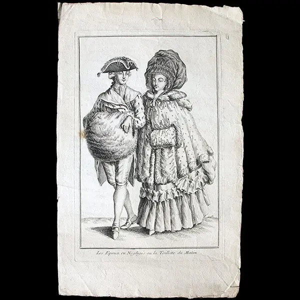 Mondhare - Collection De La Parure Des Dames - Les Epoux En Négligés Ou La Toilette Du Matin (Circa 1782) 1