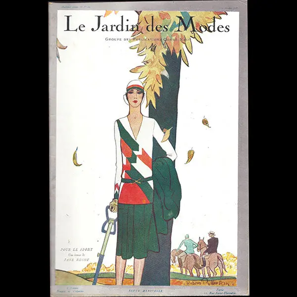 Le Jardin Des Modes, N°111, 15 Octobre 1928, Couverture De Robert Patterson 1