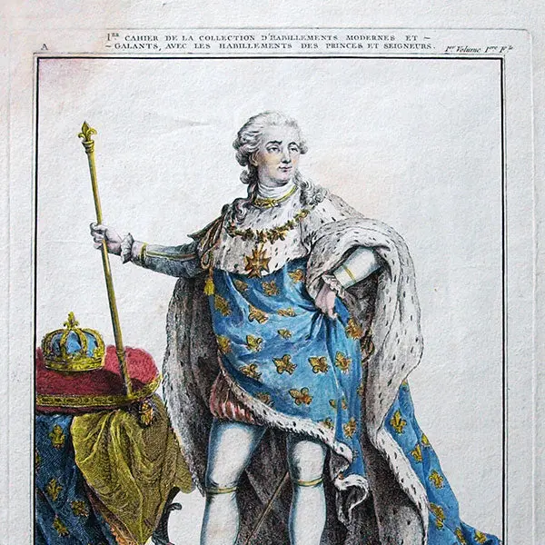 Basset - Monarque Juste Et Bienfaisant, 1Er Cahier De La Collection D'habillements Modernes Et Galants (1780) 2