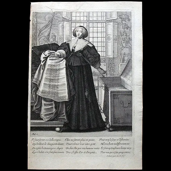 Abraham Bosse - La Dame Suivant L'edit (Circa 1633) 1