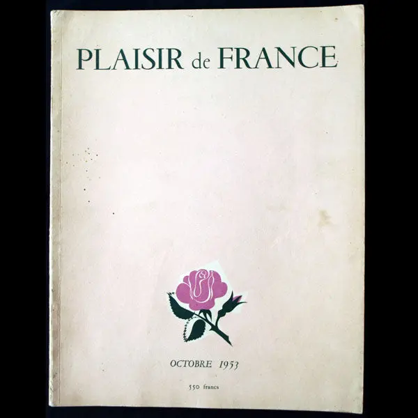 Plaisir De France - Gruau Pour Dior (Octobre 1953) 1