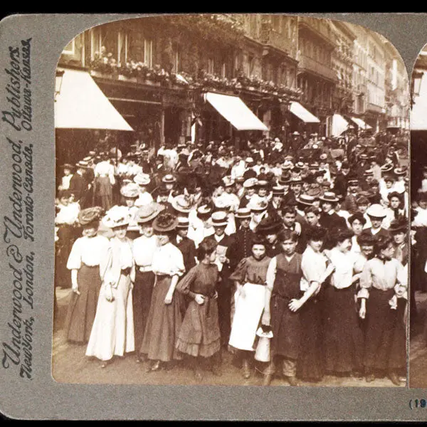 Girl Employees Of Famous Dressmaking Shops Of Paquin And Worth Paris (1907) 2