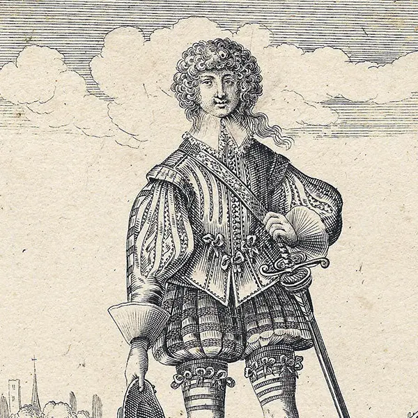 Isaac Briot - Le Théâtre De France, Contenant La Diversitez Des Habits - Vestement D'action D'un Page (Circa 1630) 2