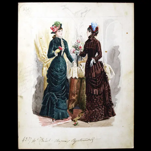 Dessin Pour Le Journal Des Demoiselles (1881) 1