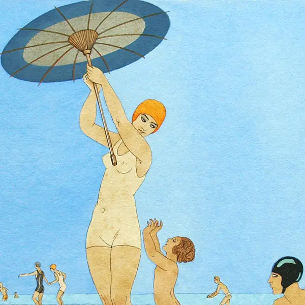 Le Bonheur Du Jour Ou Les Grâces À La Mode : Au Lido Par George Barbier (1924) 2
