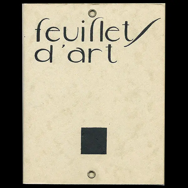 Feuillets D'art - Maquette Miniature De Présentation De La Revue (1919) 1