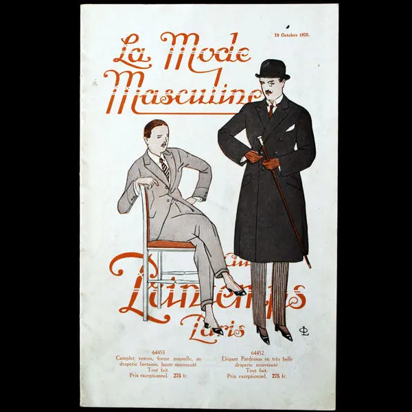 La Mode Masculine Au Printemps, 1920 1