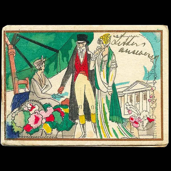 Carnet De La Maison Jeanne Harris, 4 Rue De La Paix À Paris (Circa 1930) 1