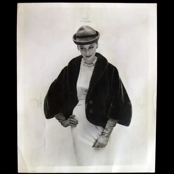 Christian Dior - Modèle De Fourrure De Christian Dior, Saks, Fifth Avenue, 1954 1