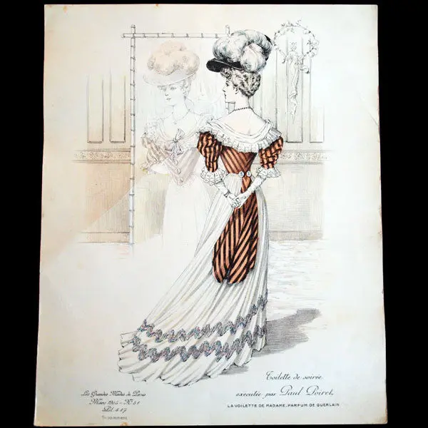 Les Grandes Modes De Paris, Mars 1905, Toilette De Soirée Exécutée Par Paul Poiret 1