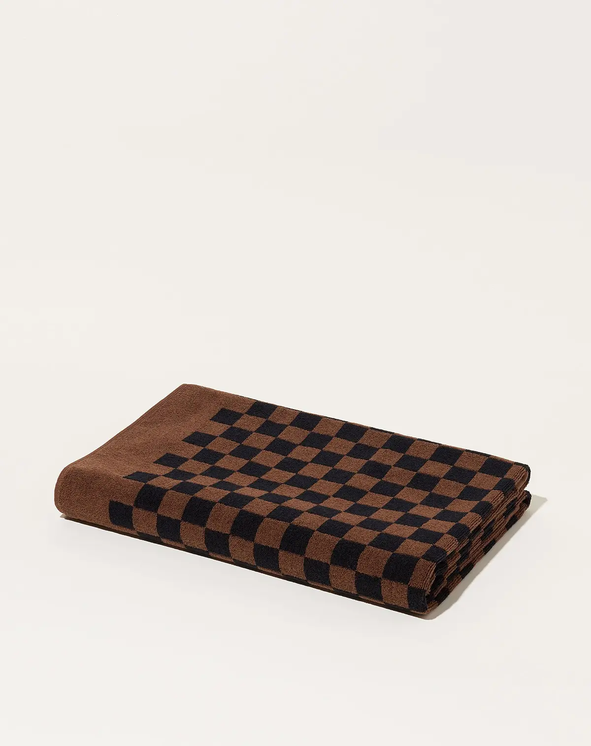 Roman Pool Towel In Tabac Noir 1