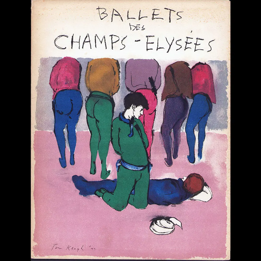 Ballets Des Champs-Elysées - Programme 1947, Couverture De Tom Keogh 1