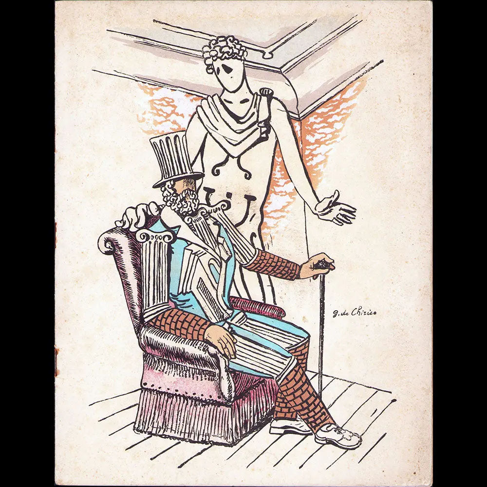 Ballets Russes - Programme De La Xxiième Saison (1929), Couverture De Chirico 1