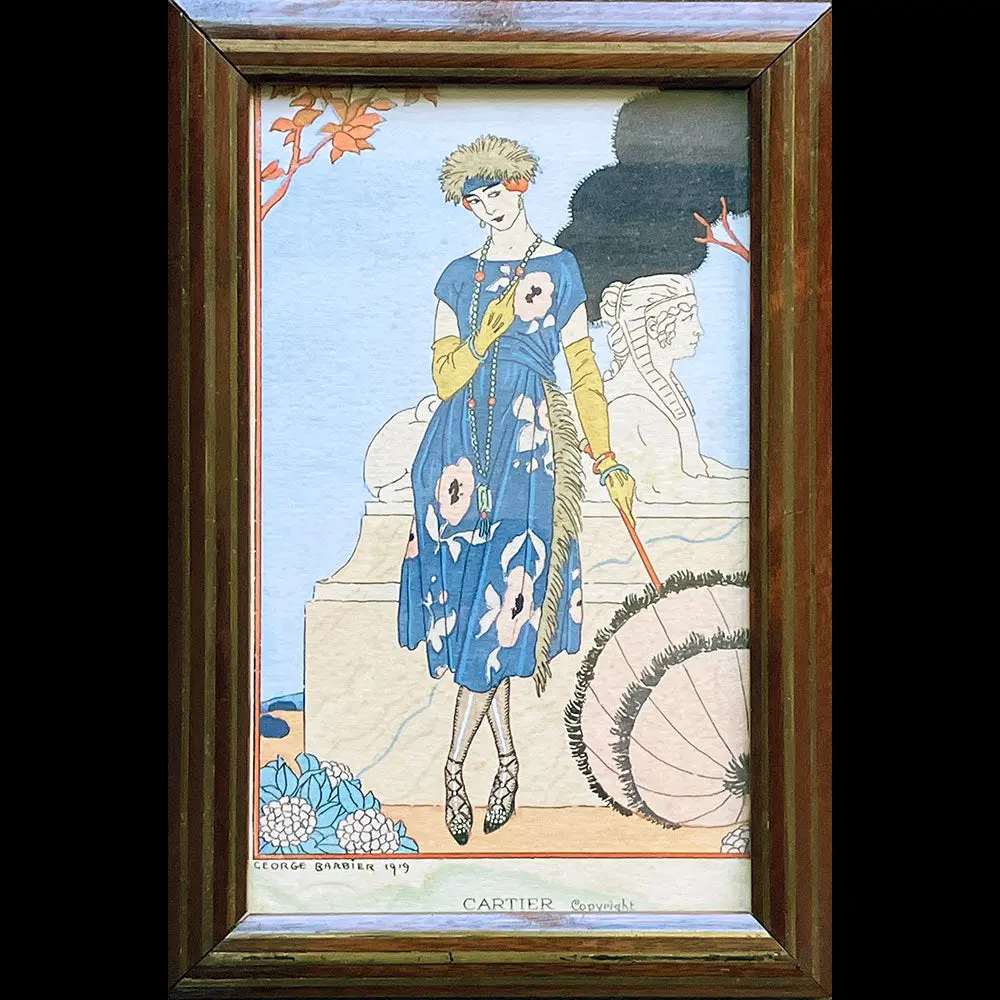 Cartier - Invitation De La Maison Cartier Illustrée Par George Barbier (1919) 1
