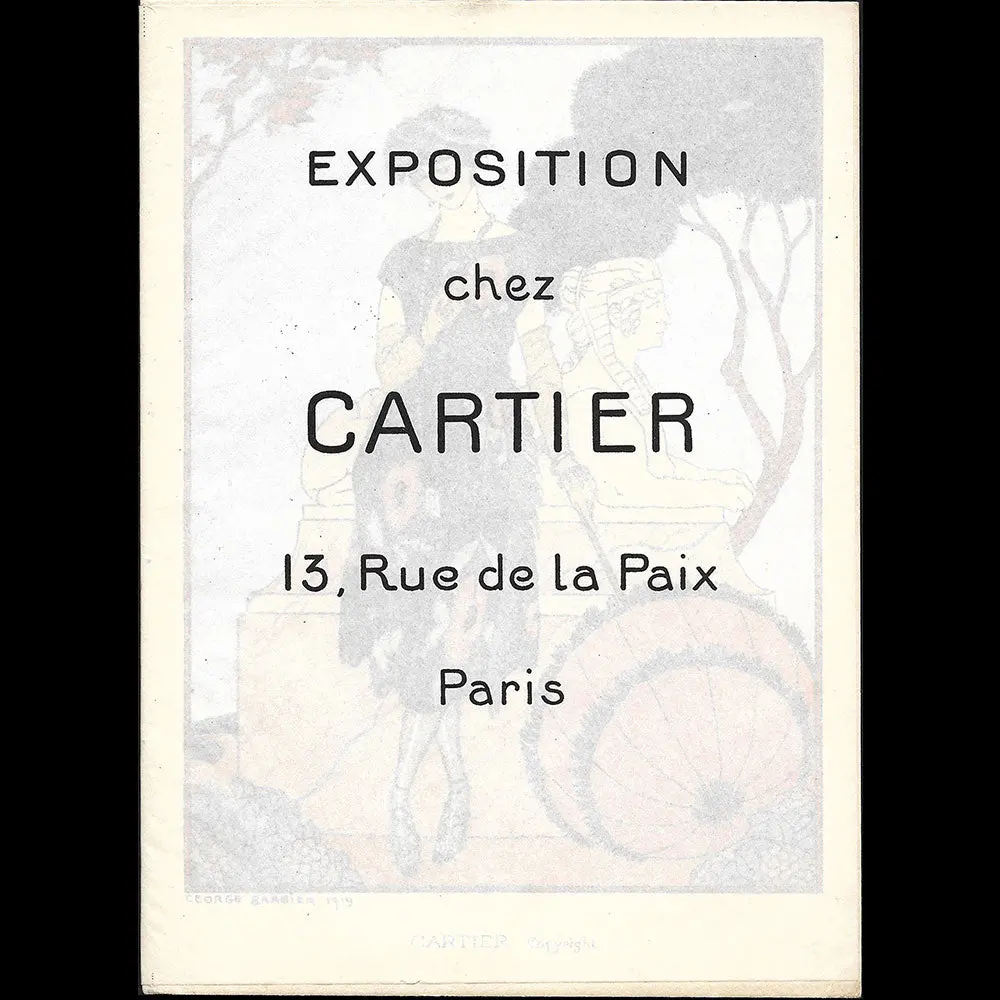 Cartier - Invitation De La Maison Cartier Illustrée Par George Barbier (1919) 1