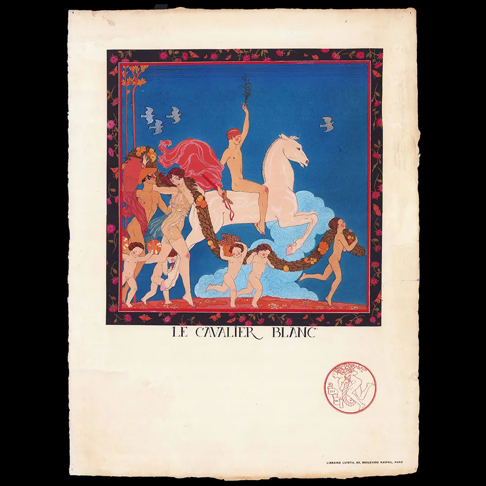 George Barbier - Le Cavalier Blanc (1917) 1