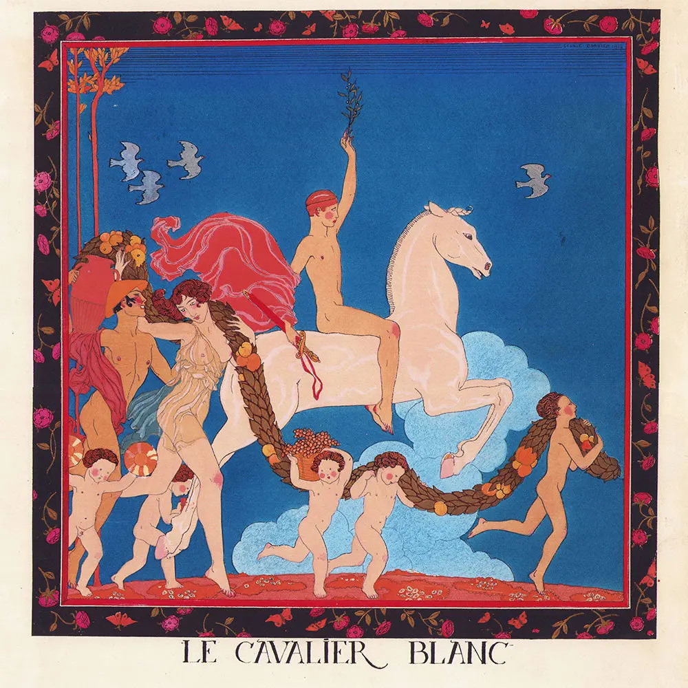 George Barbier - Le Cavalier Blanc (1917) 2