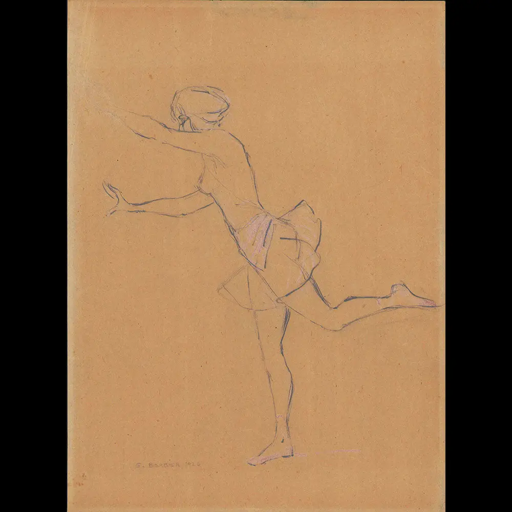 George Barbier - Etude De Danseuse (1926) 1