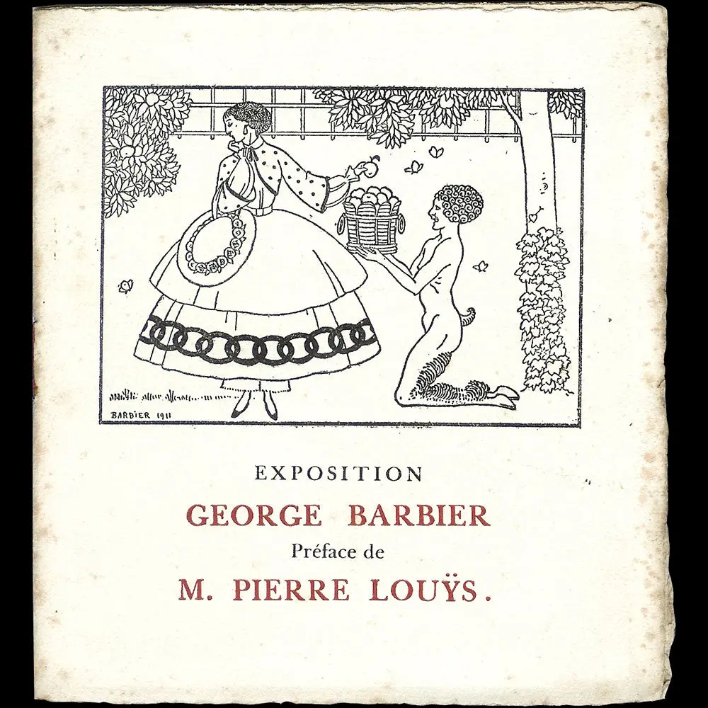 Barbier - Exposition George Barbier, Catalogue De L'exposition À L'art Moderne (1911) 1