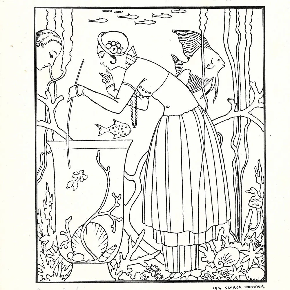 L'etourdissant Petit Poisson, Épreuve D'essai Pour La Gazette Du Bon Ton (1914) 2