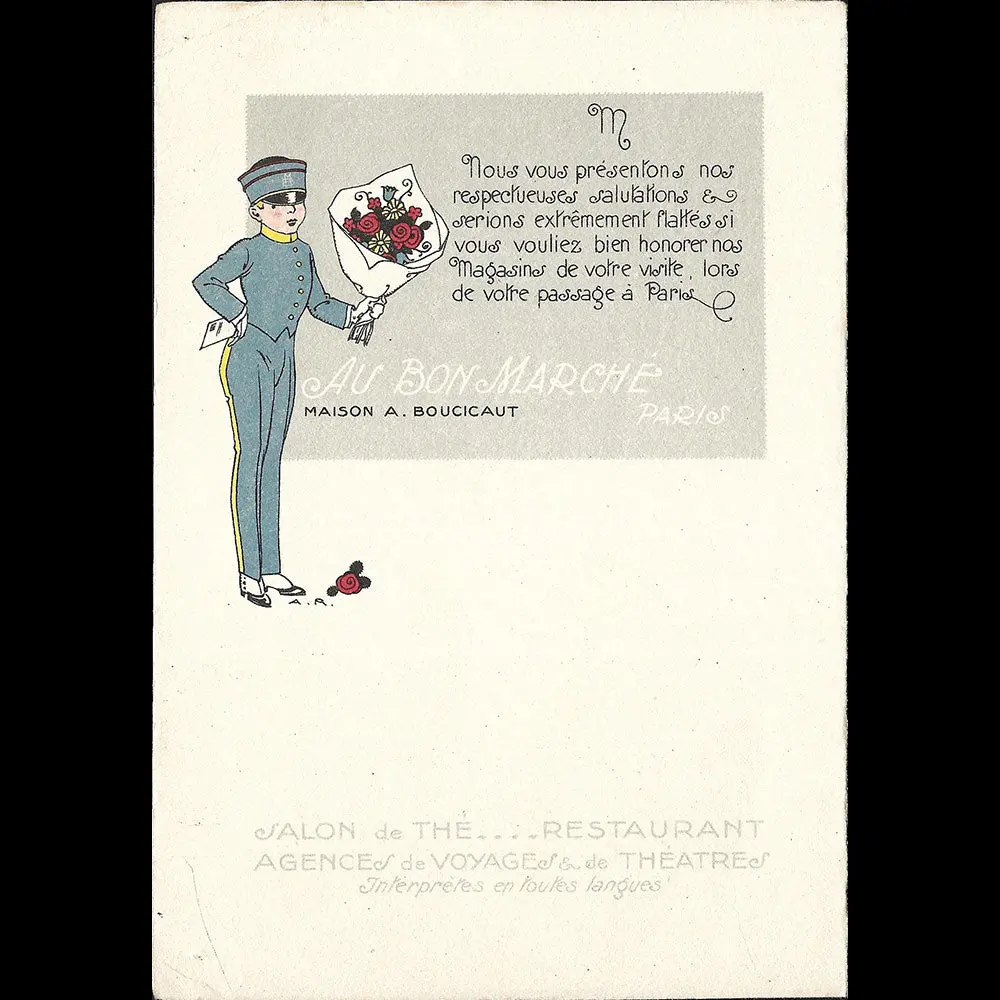 George Barbier - Les Fruits De France, Menu Illustré De George Barbier (1922) 2