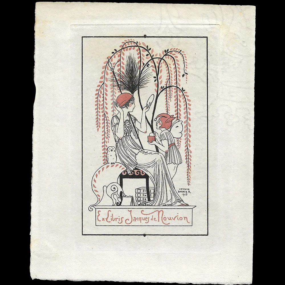 Barbier - Ex-Libris De Jacques De Nouvion Par George Barbier (1913) 1
