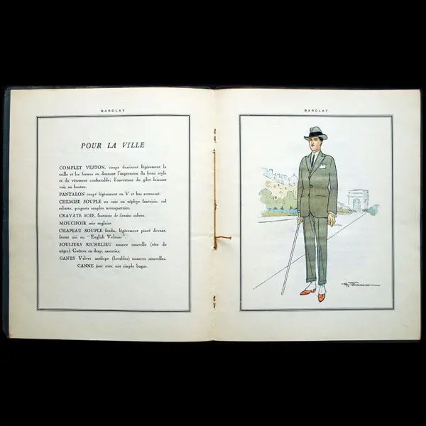 Barclay, De L'elégance, Texte D'andré De Fouquières, Dessins De Henry Fournier (Circa 1920) 2