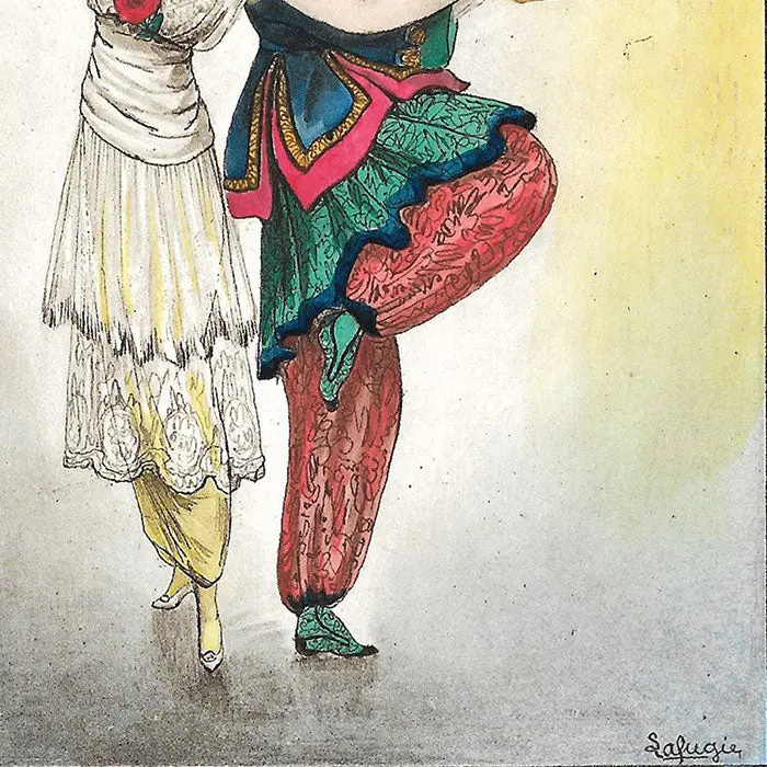 Baron De Gunzburg - Carte De Voeux Pour L'année 1920 2