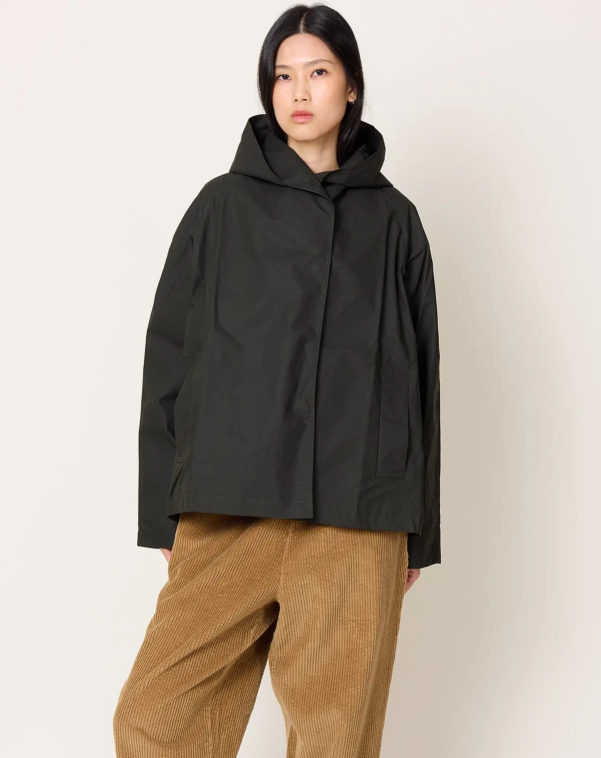Cave Windbreaker In Green Brown 1