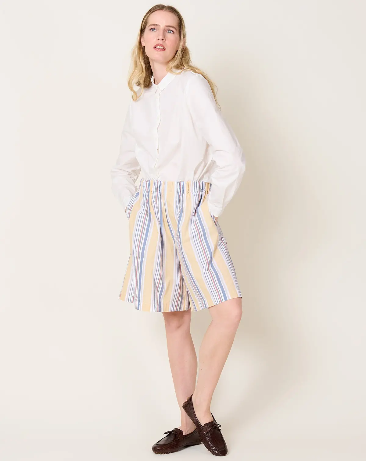 Stave Shorts In Martinique Stripe 1