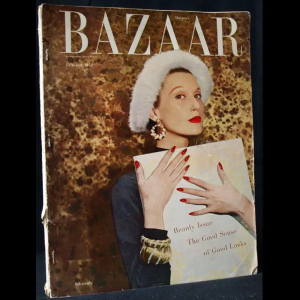 Harper's Bazaar (1952, Octobre), Couverture De Louise Dahl-Wolfe 1