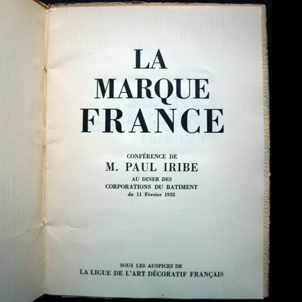 Paul Iribe - La Marque France (1932) 2