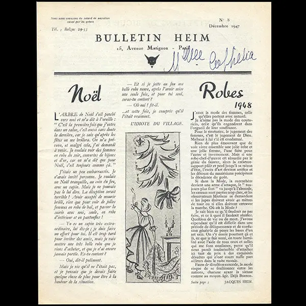 Heim - Bulletin Heim, N°8 (1947, Décembre) 1
