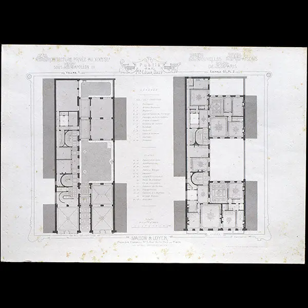 Paquin - Immeuble Du 3 Rue De La Paix À Paris (1864) 2