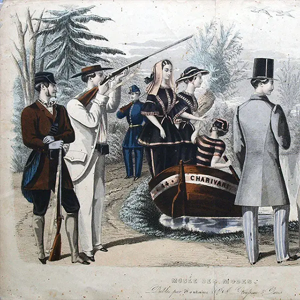 Le Musée Des Modes, Gravure De Mode Masculine (Août 1859) 2