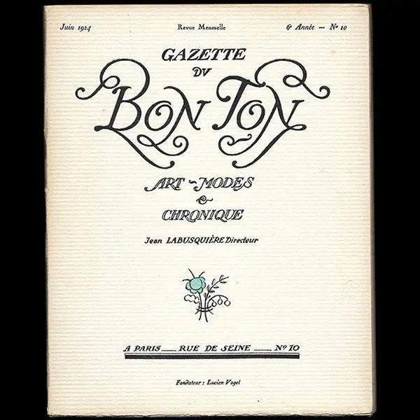Gazette Du Bon Ton (N°10, 1924) 1