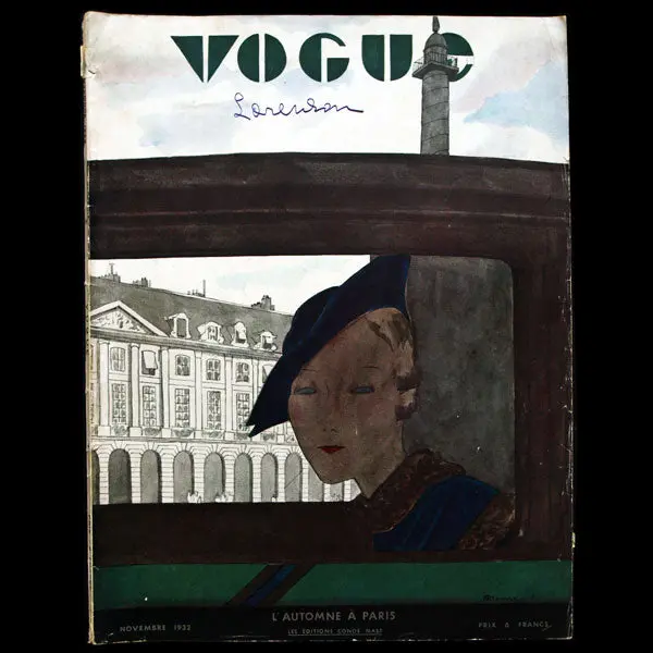 Vogue France (1Er Novembre 1932), Couverture De Pierre Mourgue 1