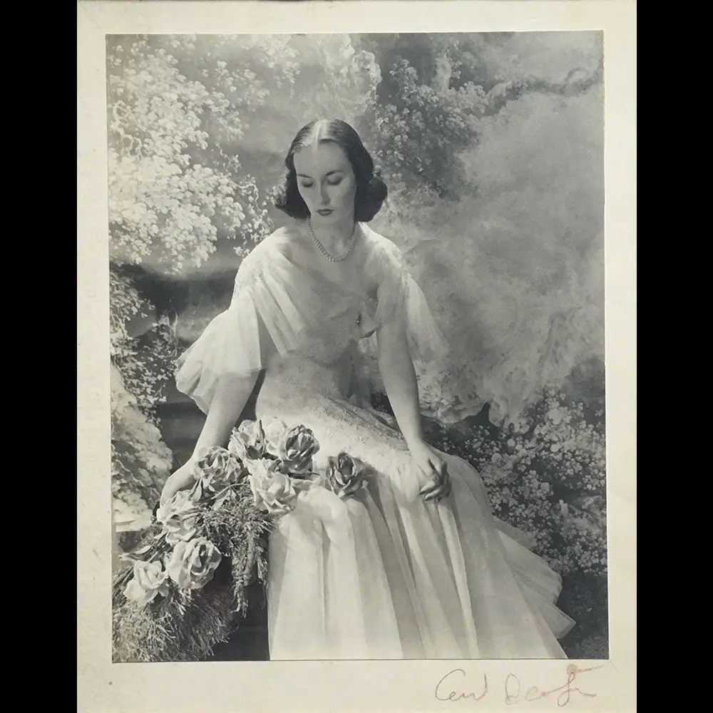 Cecil Beaton - Portrait De Monica Black, Photographie De Cecil Beaton (Circa 1930S) 1