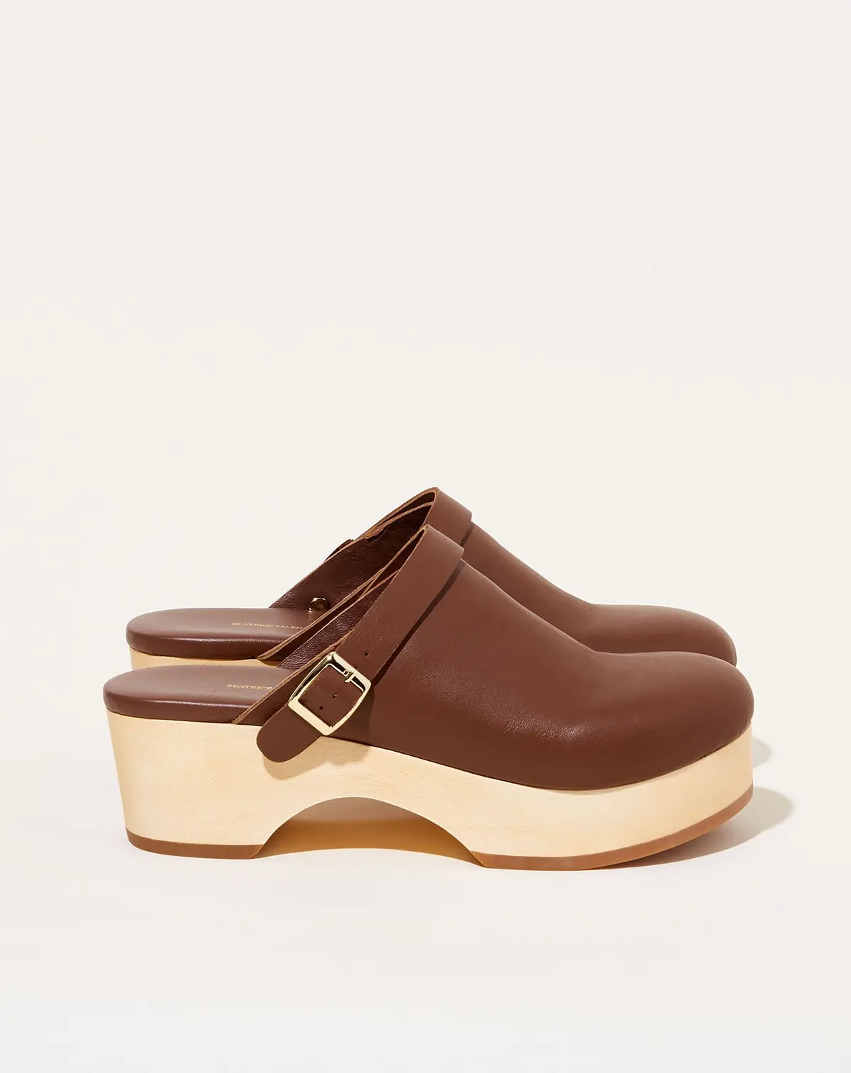 Wooden Clog In Cacao 1