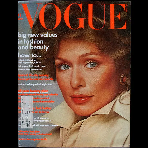 Vogue Us (1St January 1974), Couverture De Scavullo 1