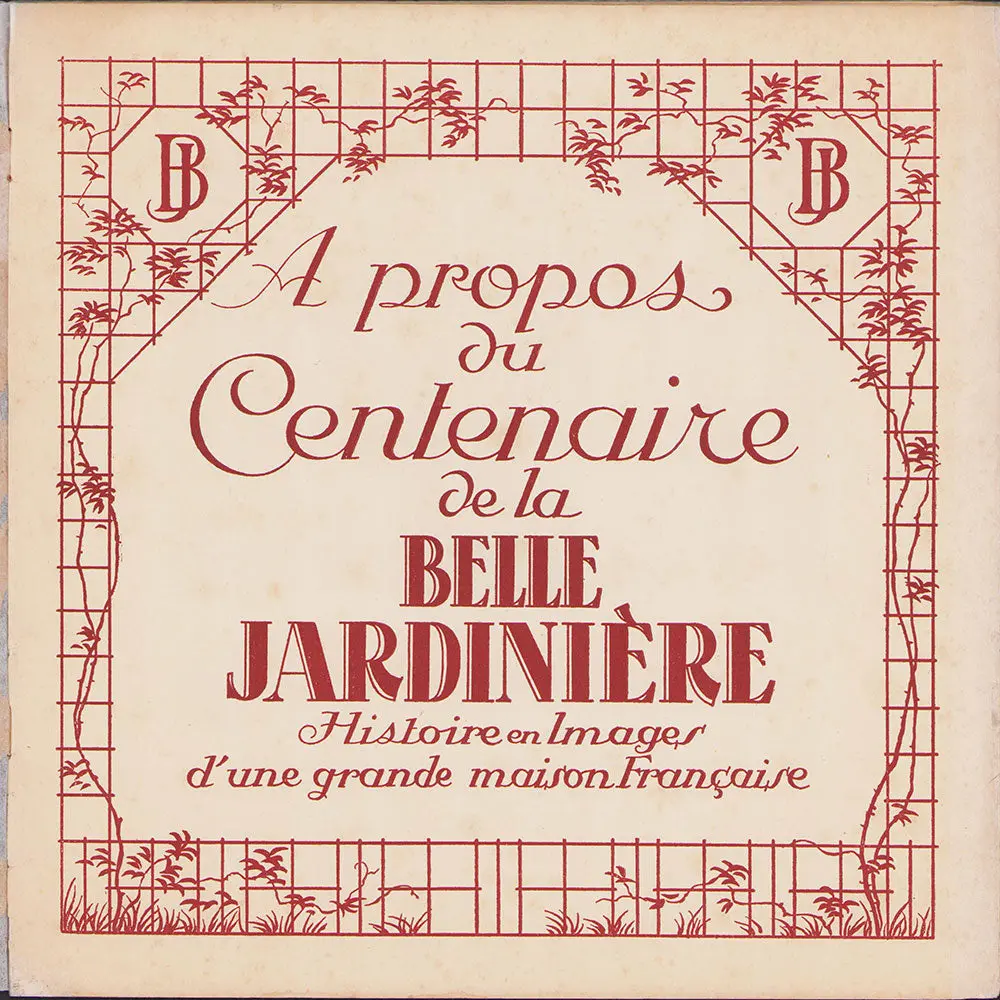 A Propos Du Centenaire De La Belle Jardinière, Histoire En Images D'une Grande Maison Française (1924) 2