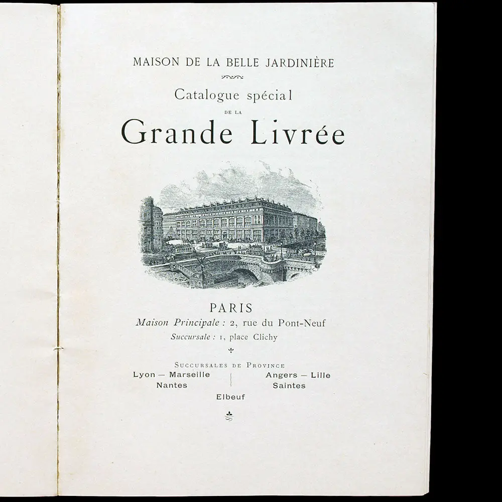 La Belle Jardinière - Catalogue Spécial De La Grande Livrée (1893) 2