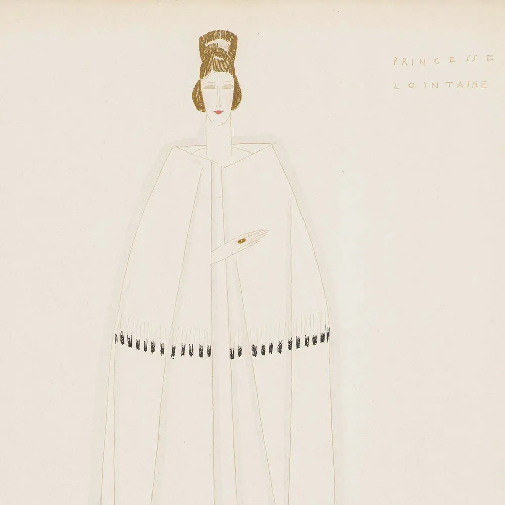 Fourrures Max - La Dernière Lettre Persane - Princesse Lointaine Par Eduardo Garcia Benito (1920) 2