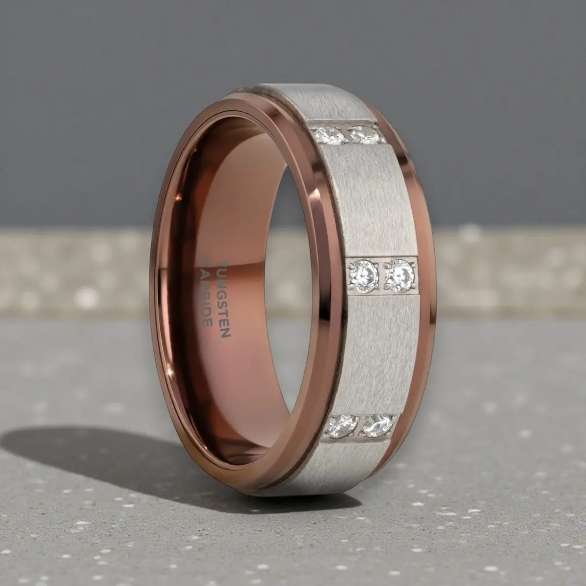 Beowulf | Espresso Tungsten Carbide Wedding Band 1