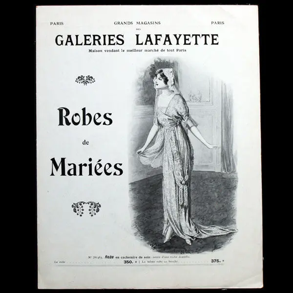 Robes De Mariées, Catalogue Des Grands Magasins Aux Galeries Lafayette (1912) 1